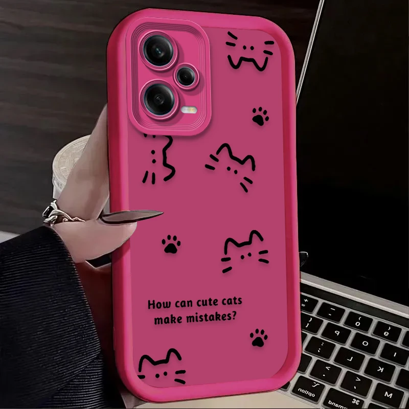 Cute Cartoon Cat & Dog Soft Phone Case Cover