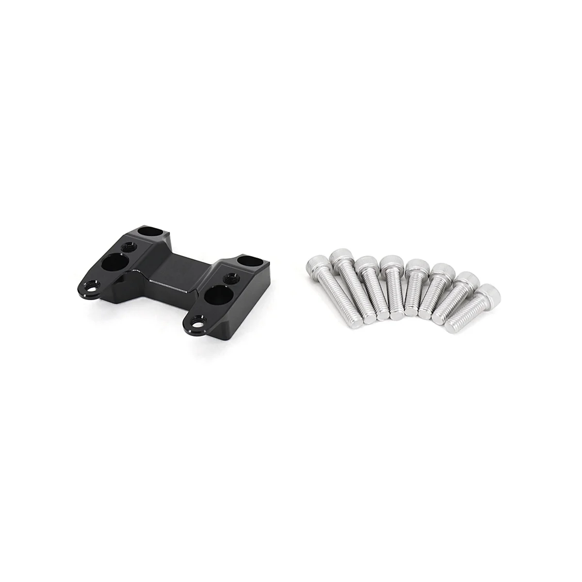 

Motorcycle Handlebar Riser Handle Bar Raiser Clamp Backs Black for Yamaha TMAX 560 T-MAX560 TMAX560 T-MAX 560 2022 2023