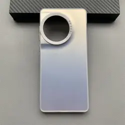 Custodia per telefono con bumper shockproof in metallo laser aurora di lusso