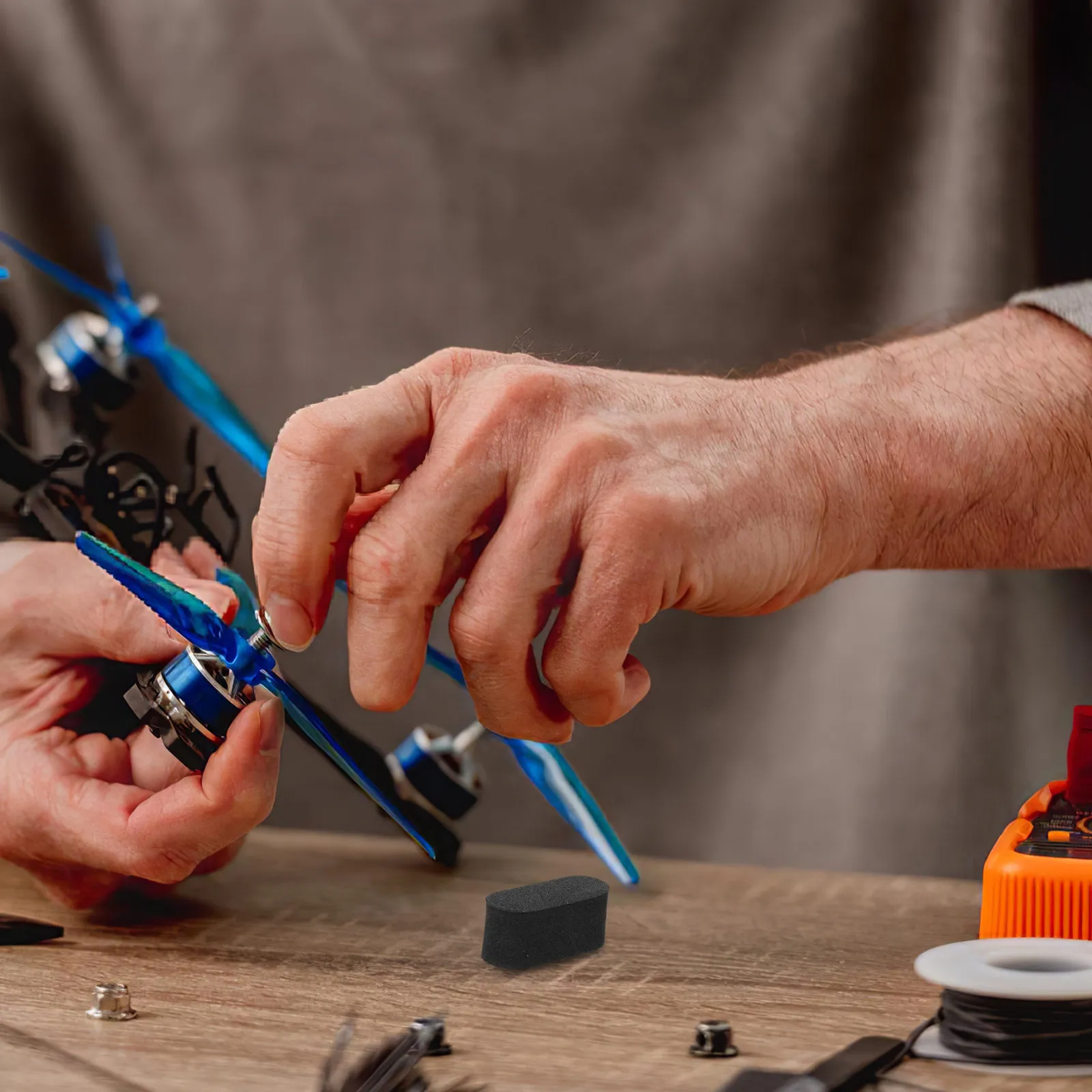 30Pcs 접착식 충격 흡수 발 매트 드론 스키드 패드용 미끄럼 방지 Fpv 랜딩 패드 야외 Fpv 이륙 착륙 안정성