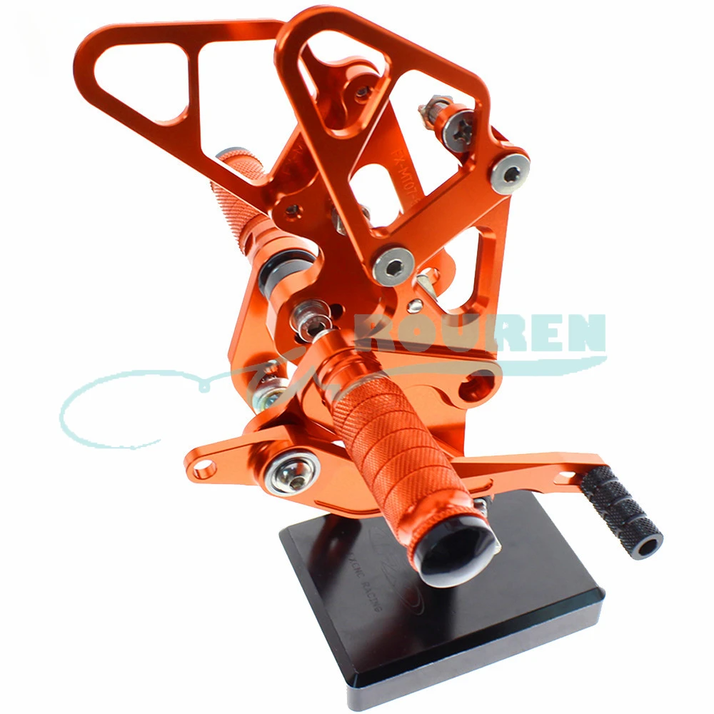 

CNC Rear Set Stand Footpeg Motorcycle Rearset Footrest Foot Pedal Pegs for Yamaha XSR700 MT-07/FZ07 Shift Lever Bracket Modified