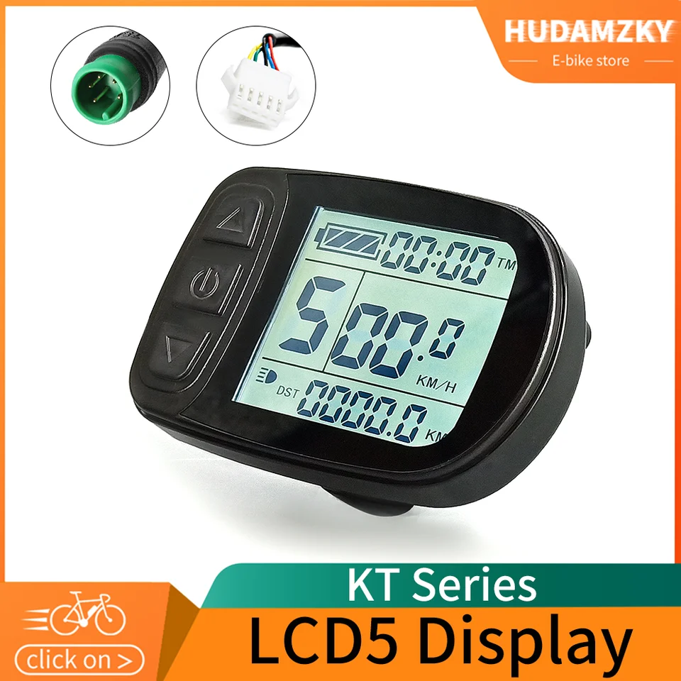 KT LCD5 Display Für E-Bikes - 24V/36V/48V Kompatibles Instrument