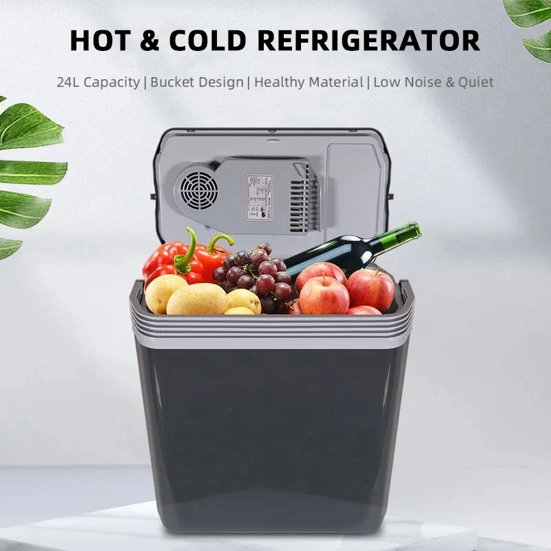 12V 220V Car Refrigerator Fridge Freezer Cooler Warmer Dual Use Portable Refrigerator for Camping Truck RV