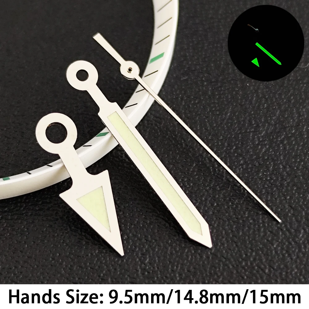 Green Luminous Watch Hands for Mechanical Movements - Replaceable Accessories