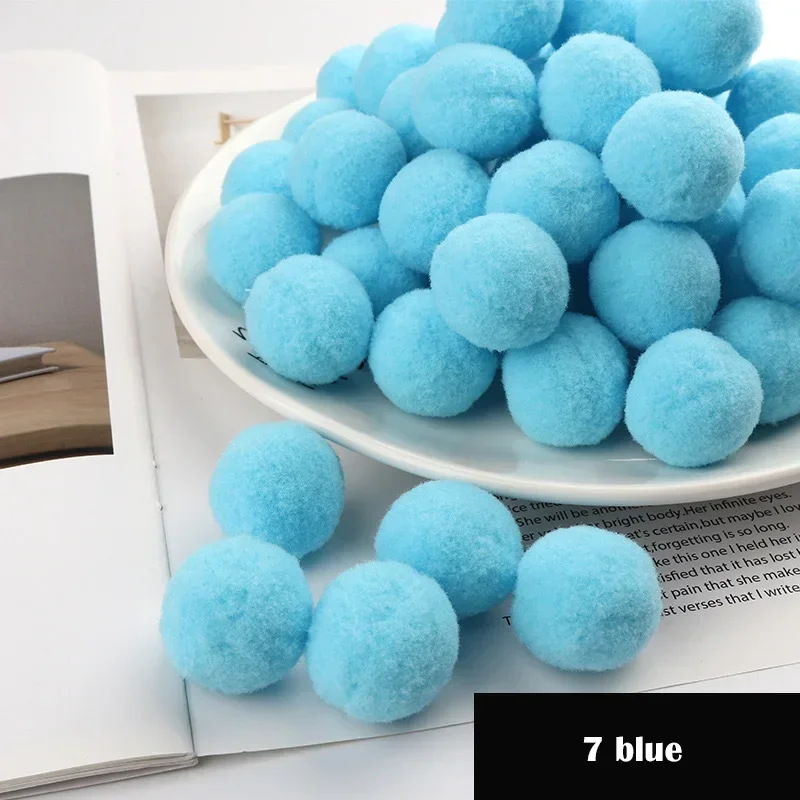 Mini Fluffy Soft Pom Poms for DIY Crafts and Home Decor