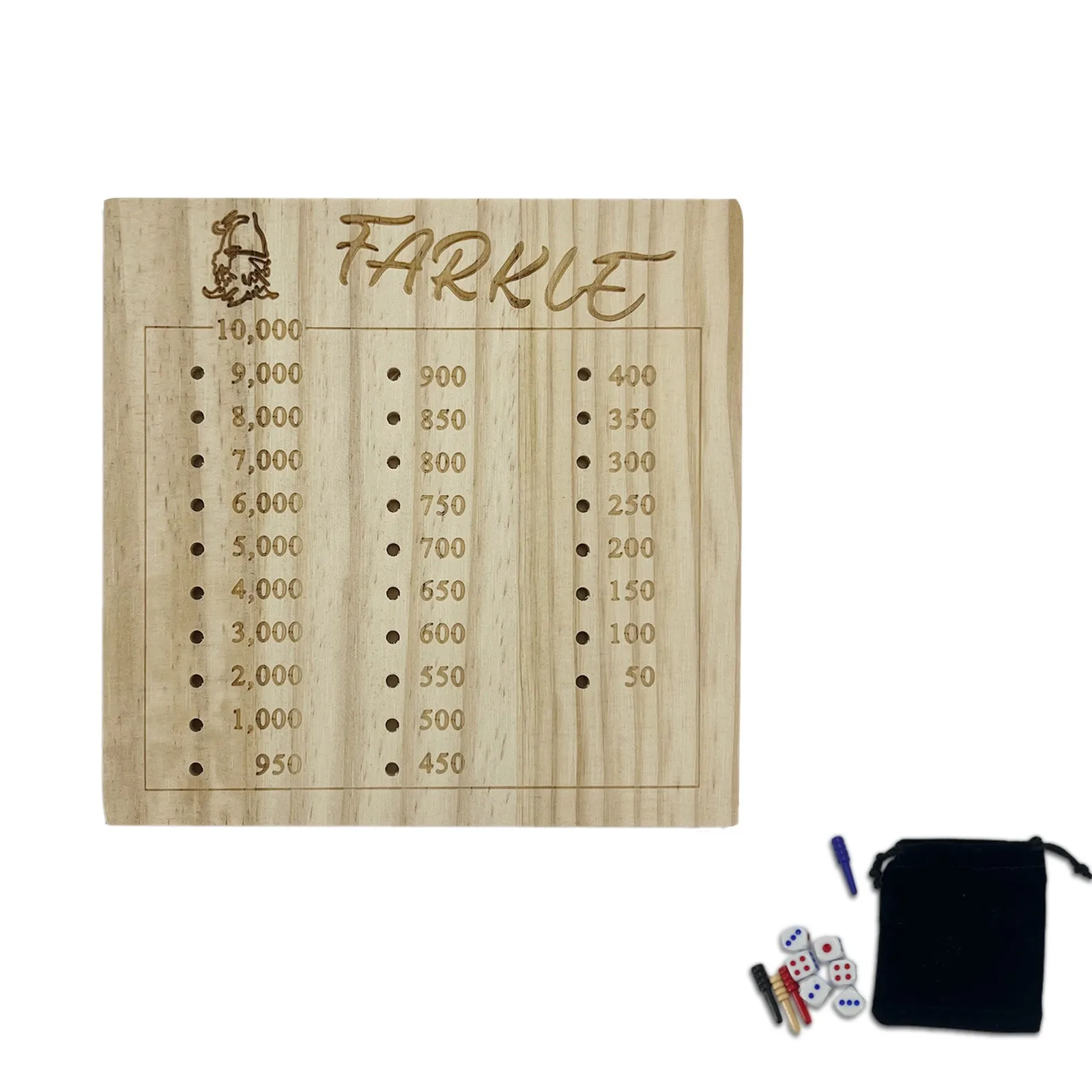 Chaos Daemons Classic Dice Tray Classic Dice Game With 15cm Wood Tray 1 Set Of 6 Pearl 4 Marker Holder For The