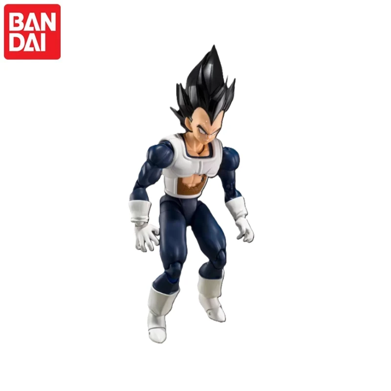 재고 있음 100% 오리지널 반다이 S.H.Figuarts SHF 베지터 올드 배틀 슈트 드래곤 볼 Z 애니메이션 액션 컬렉션 피규어 모델 장난감