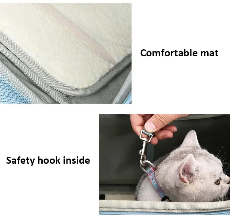 Truelove Pet Bag Water-resistance High Grade Polyester Eco-friendly Breathable Puppy Bag Carrier Cat and Dog Carrier TLX2971
