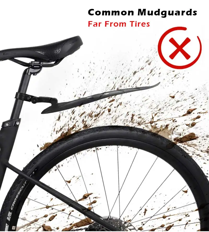 RBRL Flügel für Fahrrad 700c Rennrad Kotflügel Leichte Schmutzfänger für Fahrrad Schmutzfänger mit Schnellspanner Fahrradzubehör – Detail 5