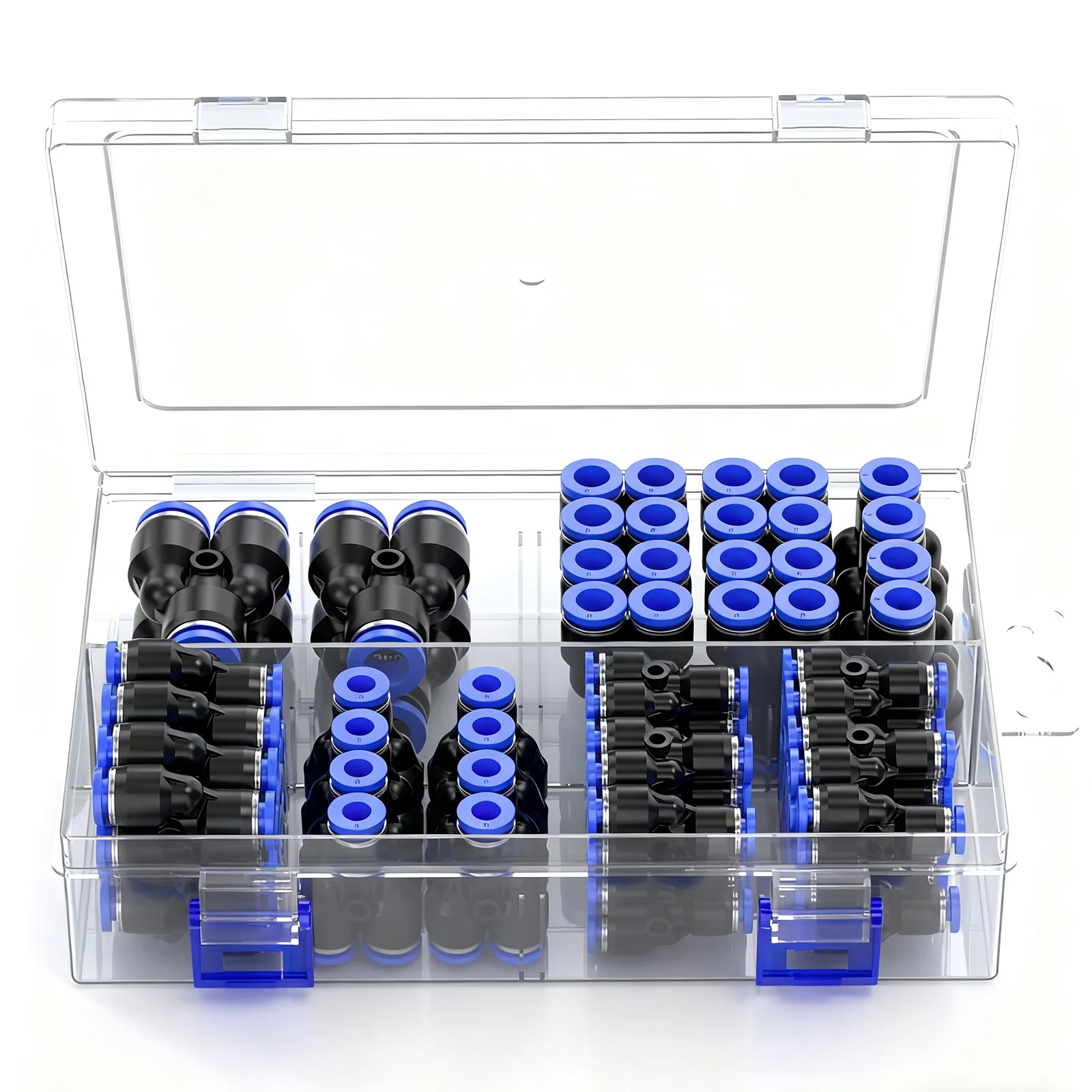 ชุดข้อต่อสายลมแบบนิวเมติก PY Kit ขนาด 4 มม. 6 มม. 8 มม. 10 มม. 12 มม. 14 มม. 16 มม. ข้อต่อสายแบบปลดเร็ว 1