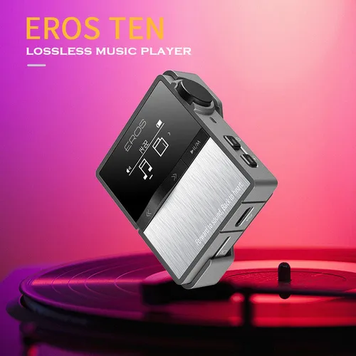 Aigo eros TEN 블루투스 하이파이 플레이어, 전문 무손실 USB, DSD DAC, 휴대용 스테레오 오디오, 미니 음악 플레이어, 128GB 지원 6