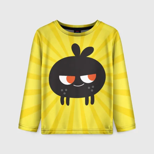 Детский лонгслив 3D Toca Boca Yellow |
