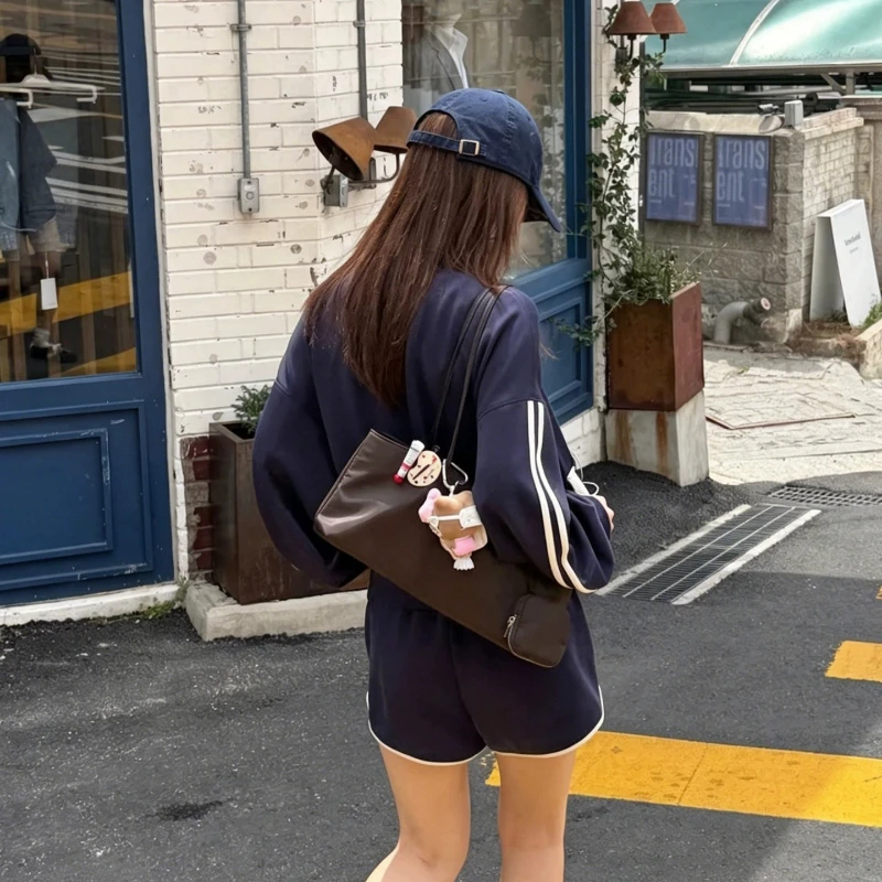 รูปสินค้า กระเป๋าผ้าแฟชั่นเกาหลี สะพายไหล่ น้ำหนักเบา ใส่ได้ทุกโอกาส