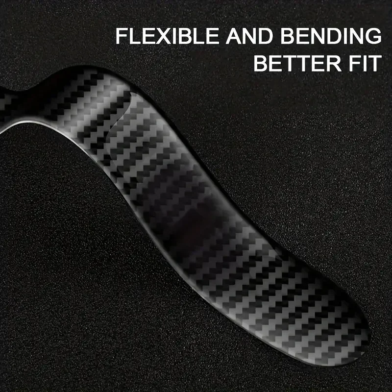 Carbon Fiber Car Door Handle Bowl Scratch Protective Stickers Protector Cars Sticker Car Handle Anti-collision Protection Strip