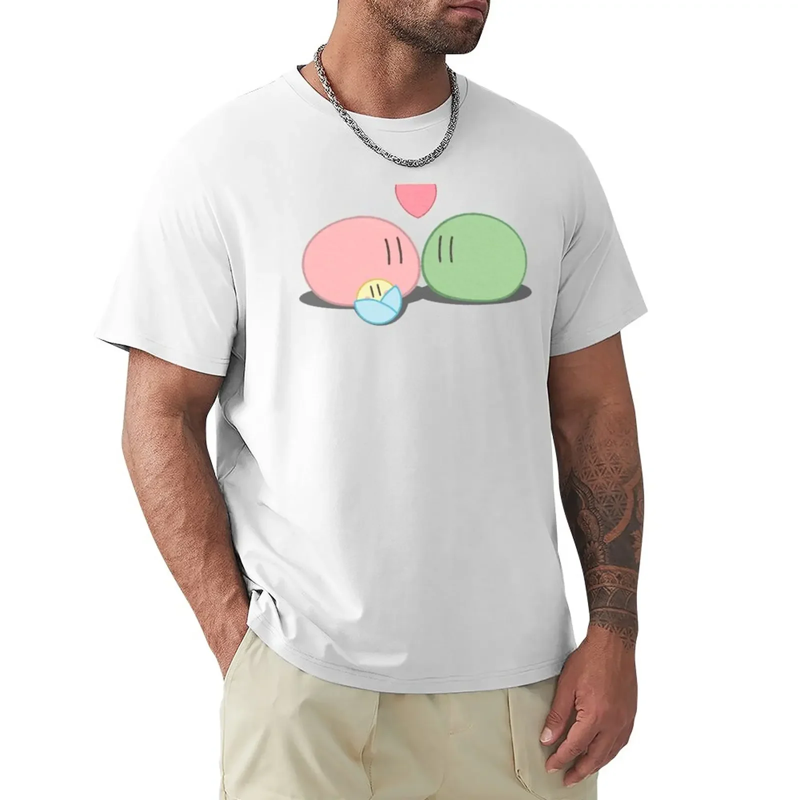 

Dango Daikazoku - Dango Couple and Baby T-Shirt Tee shirt cute tops men graphic t shirts