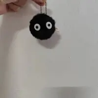 5Cm Black Coal Plush Keychain Pendant Doll Toy Key 1