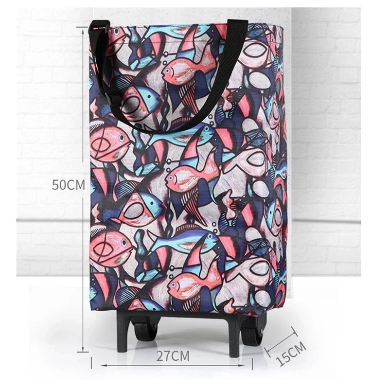 Storage Bag Foldable Storage Bags Foldable Storage Bag Folding Storage Bag High Capacity Shopping Food Organizer Trolley Bag On Wheels Portable Shopping Bags Buy Vegetables