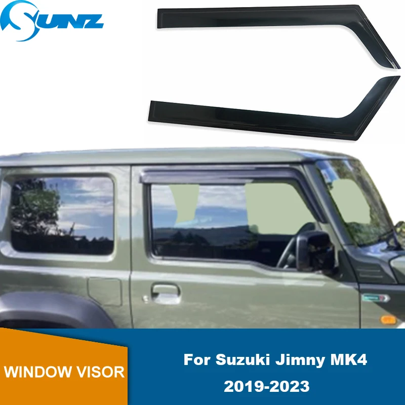 Deflettore Finestrino Auto Per Suzuki Jimny Mk4 2019 2020 2021 2022 2023 2 Porte Finestra Pioggia Finestra Visiera Weathershield Protezione Antipioggi