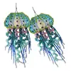 Handmade Bead Earrings with Bohemian Tassels Drop Earring Long Tassels Earrings Suitable for Fashion Enthusiasts Present C71A 4