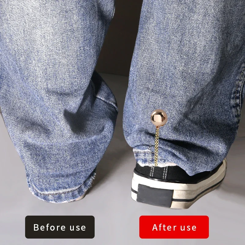 Metal Magnetic Clothing Clip with Chain for Garment Fixing