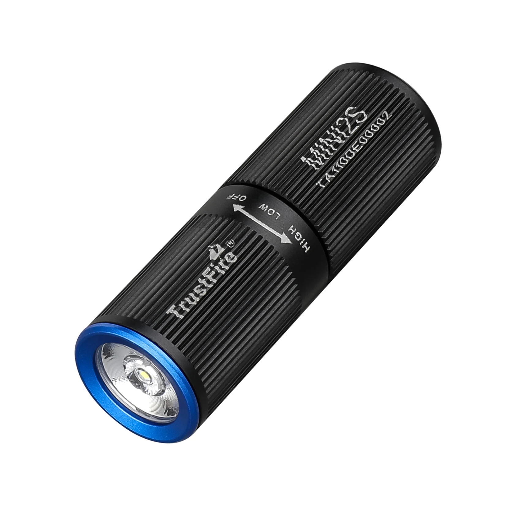 Trustfire Mini2 Torcia LED Portachiavi Ricaricabile USB - 220 Lumen, Batteria Integrata 10180, Mini Torcia Tattica In Alluminio Per EDC - 4
