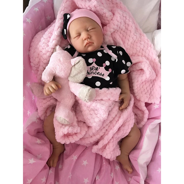 UK Reborn Baby Doll 19 Sleeping Baby Girl or Boy 