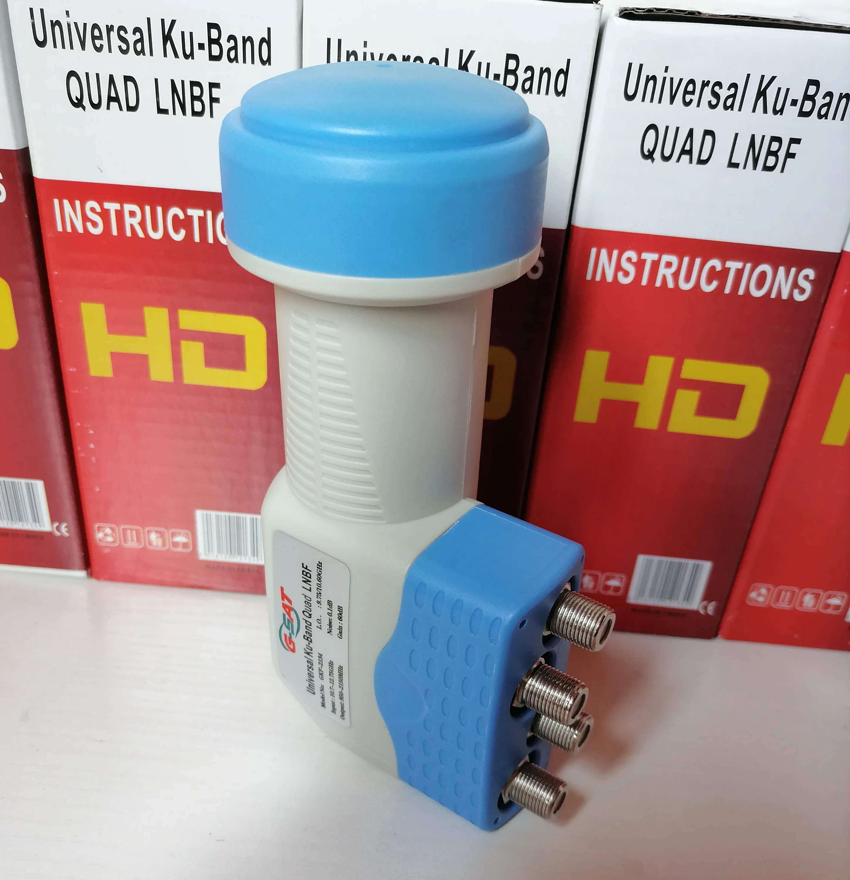GSAT Universal QUAD satellite lnb Full HD Universal KU Band Quad LNB waterproof High Gain Low noise satellite