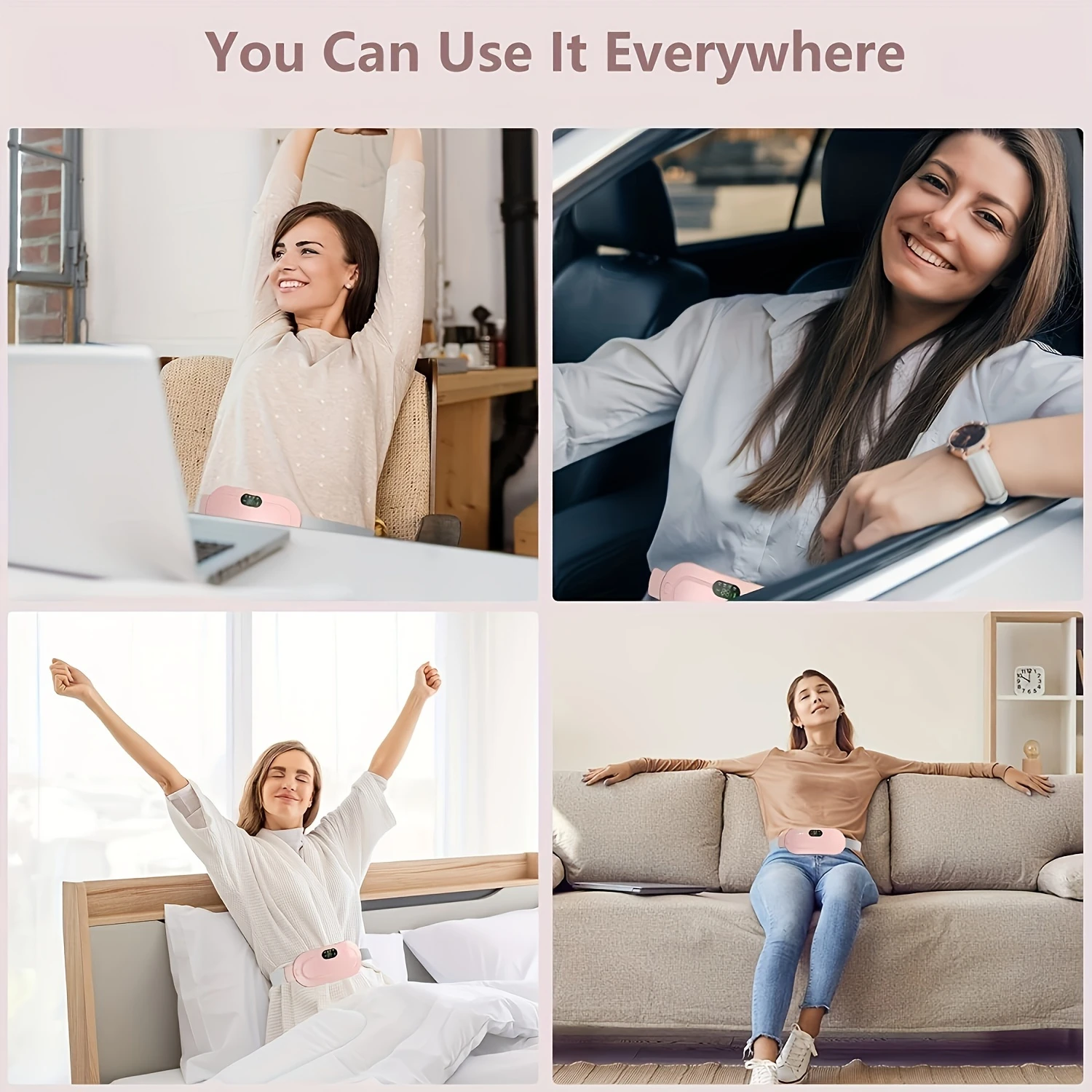 Women's Heating Pad with Massage & Charging-Multi-Functional Essentials