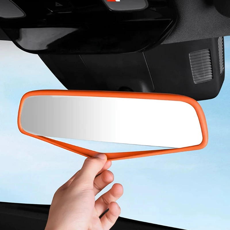 Car Rear View Mirror For Li Lixiang L7 L8 L9 Protector Interior Frame Rearview Mirror Protective Sleeve Modification A