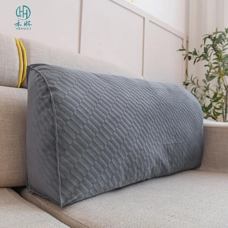 

Triangular Backrest Cooling Cushion Wedge Cushion Pillow Backrest Positioning Support Bolster Cushion with Removable Cover Home
