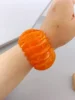 Fashionable Acrylic Beaded Elastic Bracelet, Perfect for Women to Wear on Daily Basis bangles for women 2