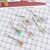 DIY Cactus Miniature Succulent Cactus Terrarium Wearable Necklace Live Succulent Plant Pendant Random Style 4