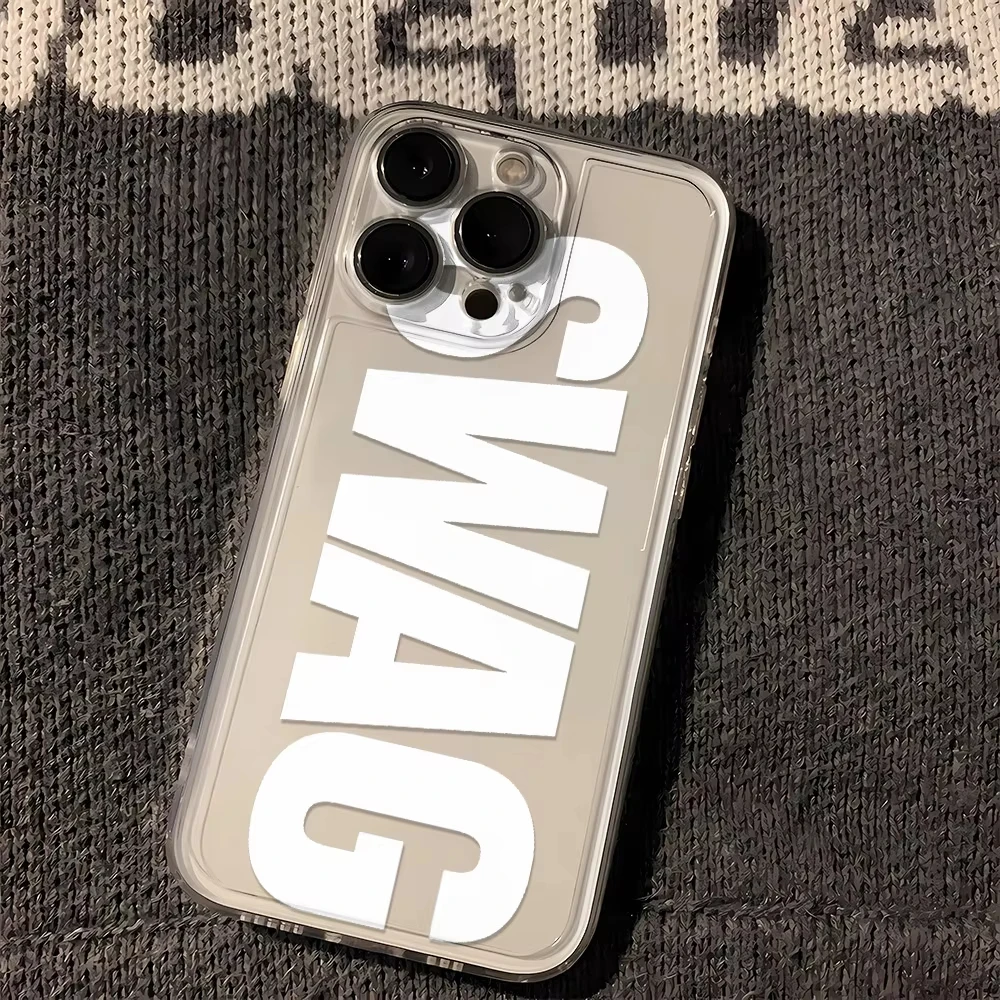 Black and Red Swag Pattern Phone Case with Clear Bumper Cover