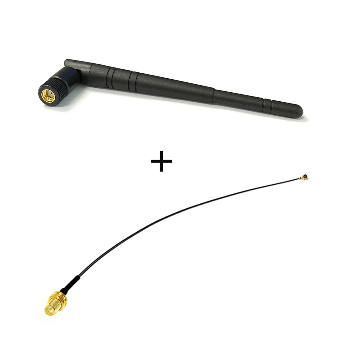 

1Kit 2.4GHz 3dBi Omni WIFI Antenna Rubber Duck Aerial RP SMA Male 14CM +Mini PCI IPX/u.fl to RP SMA Female Pigtail Cable 15CM