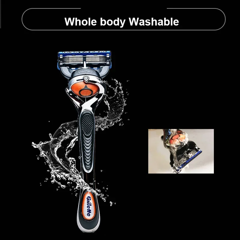 Gillette Fusion Proglide Safety Razor with FlexBall Handle and Precision 5-Layer Blades
