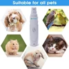 Electric Dog Claw Grinder USB Rechargeable Electric Dog Nail Trimmer Quiet Electric Pet Cat Paws Nail Grooming Trimmer Tools 3
