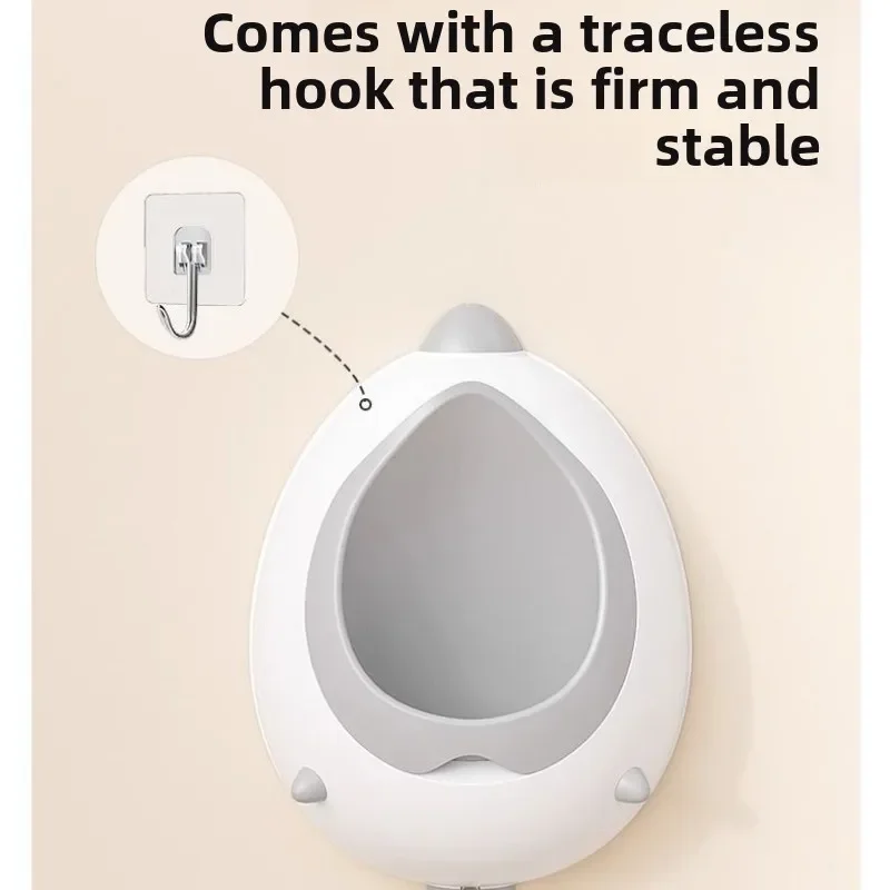 Dinosaur Egg-shaped Wall-mounted Baby Boy Standing Urinal Traceless Hook Splash-proof Urine Children's Toilet Training 5