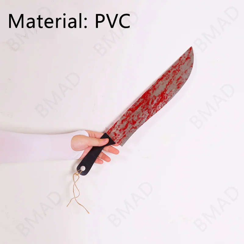 Halloween Bloody Knife Banner  Horror Hanging Decoration Halloween Bar Club Zombie Vampire Party Decorations Supplies