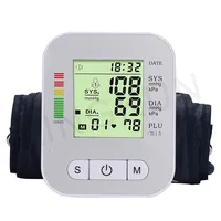 BP Sphygmomanometer English Voice Blood Pressure Monitor Upper Arm Automatic Tonometer Blood Pressure Meter LCD & Cuff Medical 2