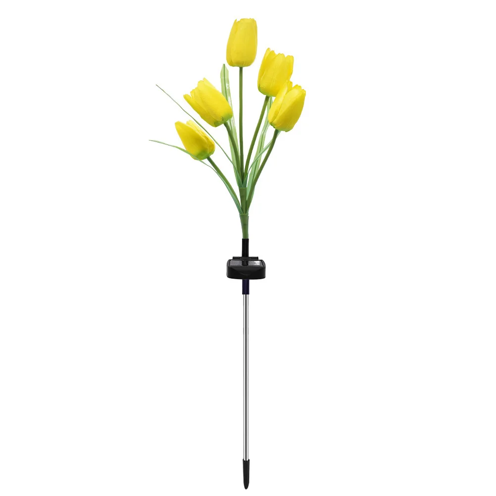 

Solar Garden Light Creative Tulip Lawn Landscape Light Yard Decoration Lamp