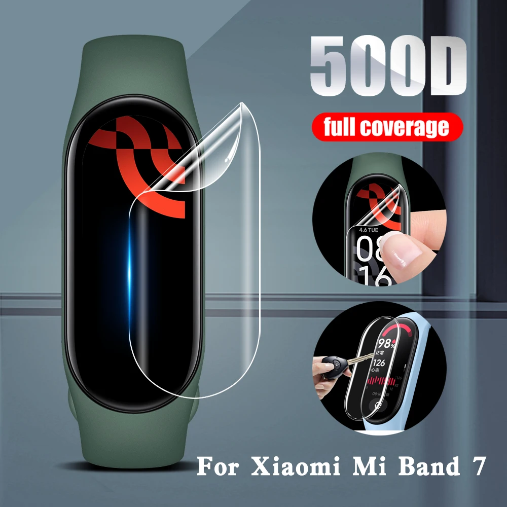 Voor Xiaomi Mi Band 7 Hydrogel Film Screen Protector Mi Band 7 7NFC 7Pro Beschermen Film Voor Mi Band7 Miband7 smartwatcg Accessoires