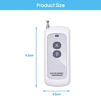 433Mhz Wireless RF Remote Control 1527 Learning Code Transmitter 2 / 8 Keys Long Range For Smart Home Garage Door Opener 5