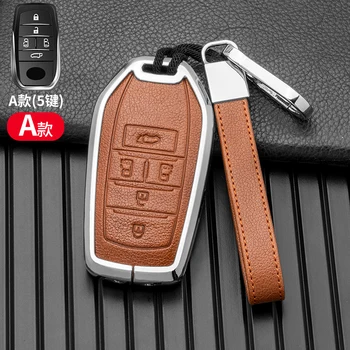 Custodia per chiave auto per Toyota Crown Highlander New Camry RAV4 Carola lling Prado 2020 accessori - Custodia per chiave auto nuova di alta qualit shell Full cover per Toyota Crown Highlander