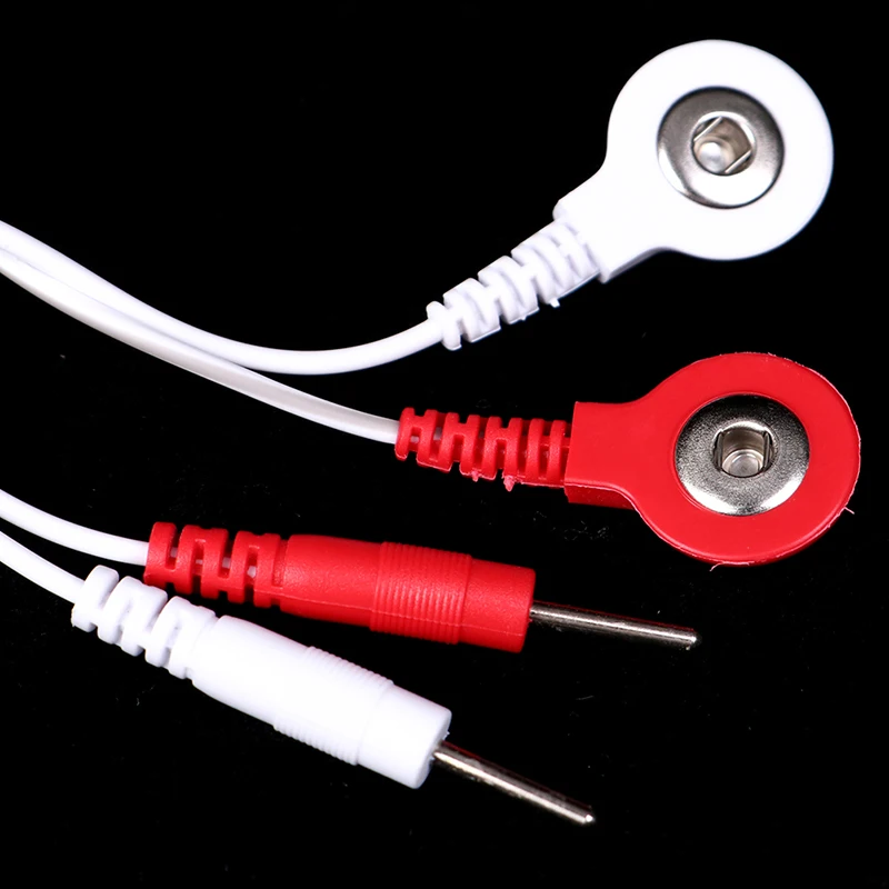 1Pc Electrode Wire 1.5/1.8M 2.35mm Replacement Jack DC Head TENS Unit electrode lead wires Connector Cables