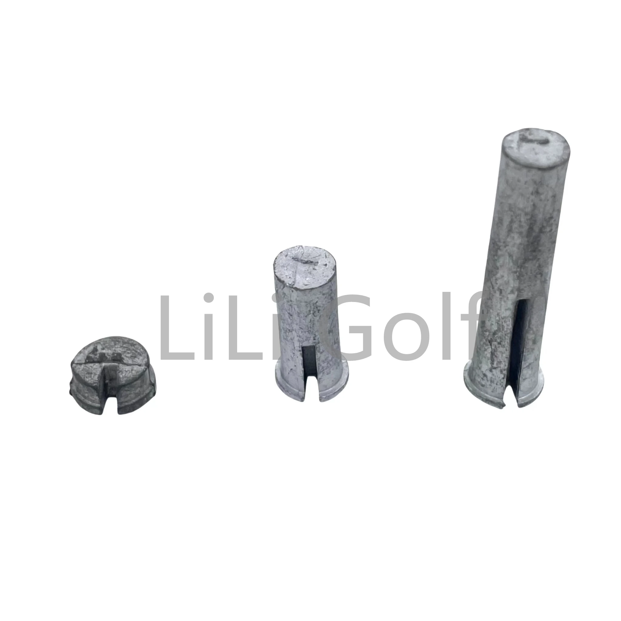10Pcs Golf Club Assembling Accessories Balance Ding Golf Shaft Swing Nail Plug Weights,Slender for Wood,Coarse for Irons 5
