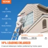 VEVOR Telescoping Ladder 12.5 FT Aluminum One-Button Retraction Collapsible Extension 375 LBS Capacity w/Non-Slip for Home RV 2