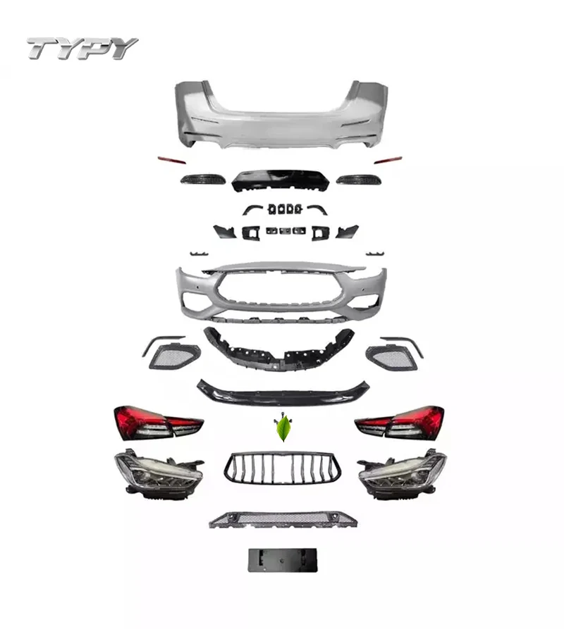 

Bodykit For Maserati Ghibli Trofeo Modifications Front Bumper Rear Bumper Grille Kit For Maserati Ghibli