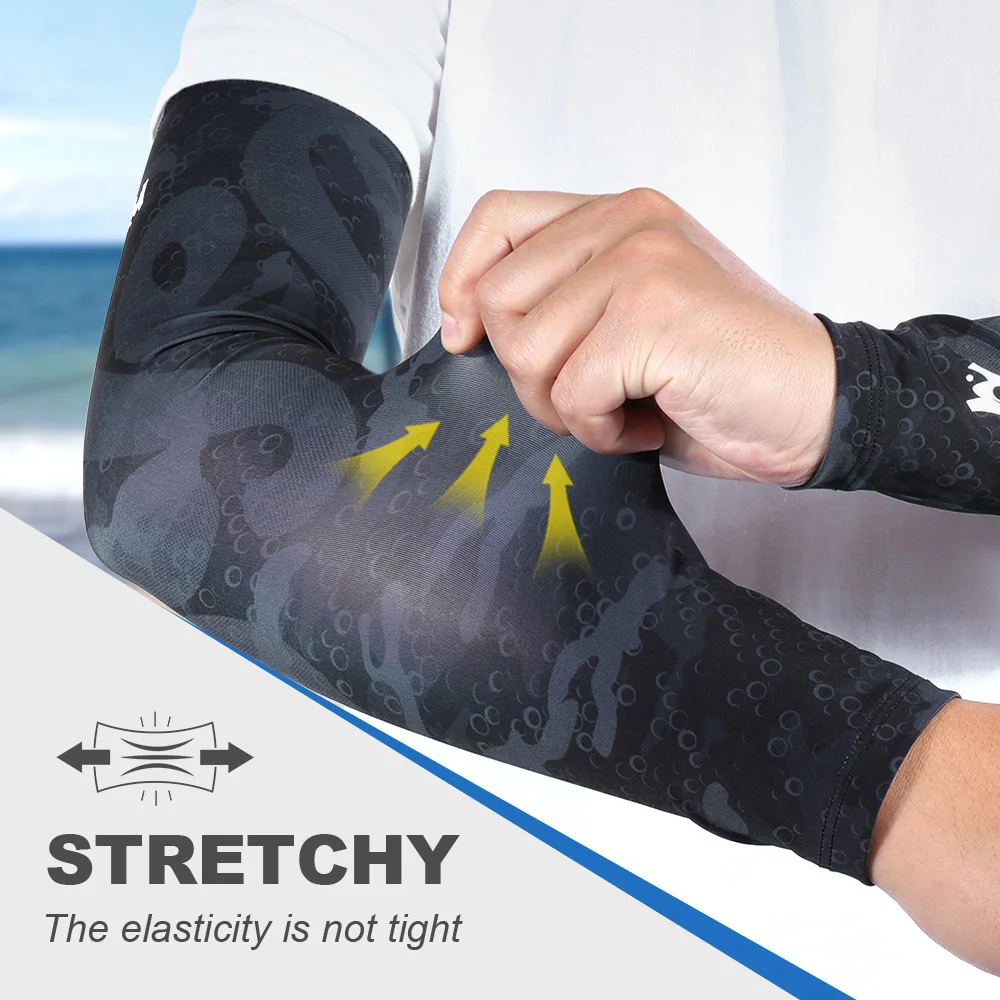 Sun Protection Arm Sleeves Summer Outdoor Arm Sleeves for Men Women Running Cooling Arm Warmers Golf Climbing Fishing Anti-UV Gear
