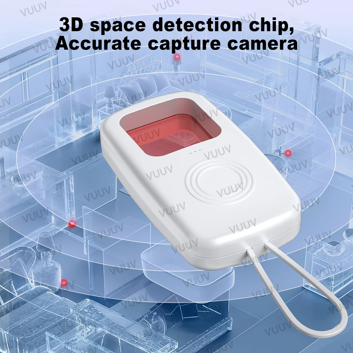 Scanner Anti-Spia Portatile: Design Compatto per Rilevare Telecamere Nascoste nelle Case in Affitto Airbnb - immagine 3