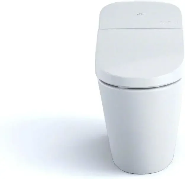 Washlet with Integrated Toilet G400 Cotton White Bidet Toilet with Integrated Dual Flush Toilet with 3D Tornado Flush Technology 2
